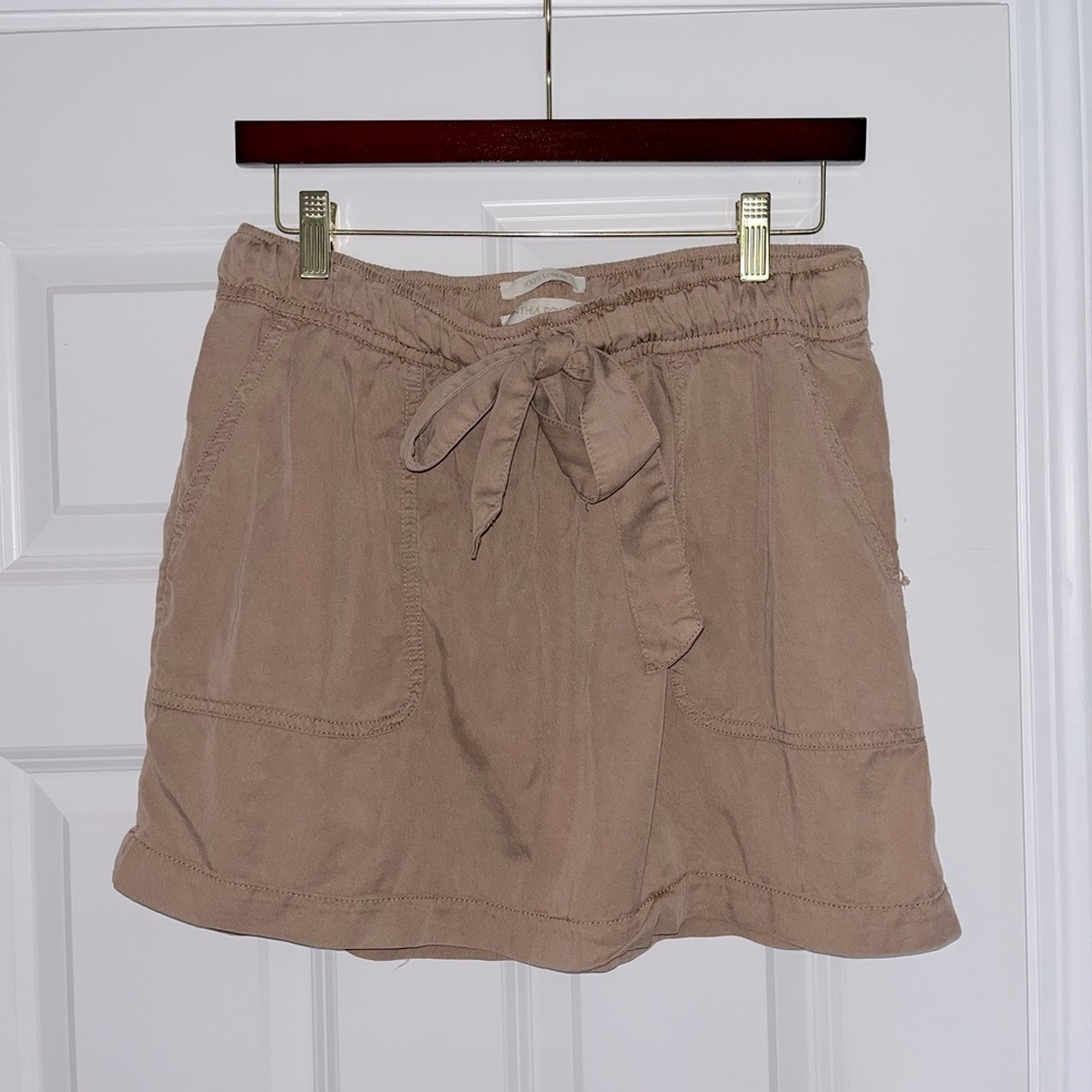 Cynthia Rowley Skirt with bow tie front belt, sz large